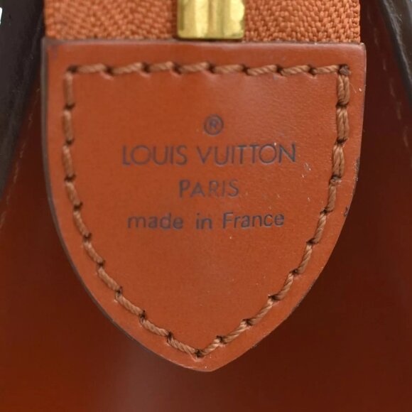 LOUIS VUITTON LV Logo Riviera Hand Bag Epi Leather Brown France M48183 67YG741 - Picture 6 of 16